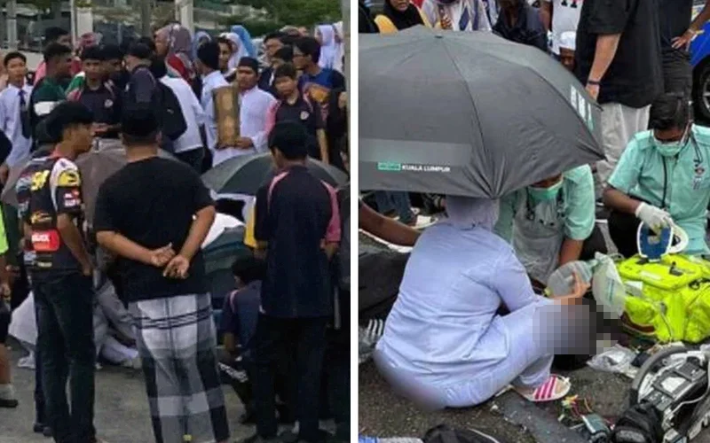 {video} Langgar Lari Depan Sekolah Pegawai Kanan Polis Ditahan